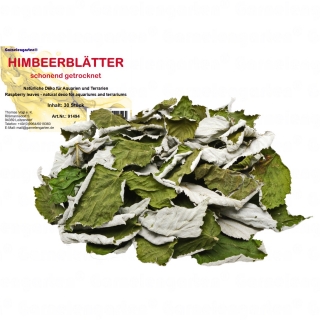Garnelengarten® Himbeerblätter 30 Stück