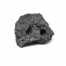 Lavastein schwarz 2-Loch 15-20 cm