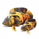 GreenPleco - Oscar Lava Plushie Small