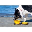 Kiwi Walker Travel Double Bowl Gelb - Slowfeeder