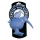 Kiwi Walker Whistle Figure M - Blau