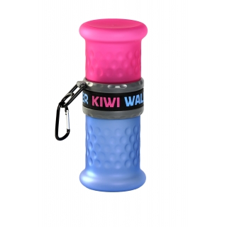 Kiwi Walker Travel Bottle 2in1 - Pink / Blau