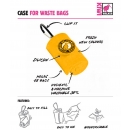 Kiwi Walker Waste Bag Holder - Orange