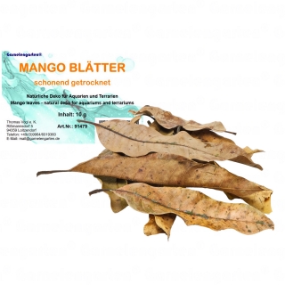 Garnelengarten® Mango Blätter 10 gr