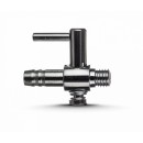 Aqua Nova 1-fach Lufthahn Metall 4/6 mm mit Gewinde