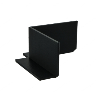 Garnelengarten® Futterecke Corner 5x5 - 3 cm black
