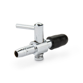 Happet 1-fach Lufthahn Metall 4/6 mm