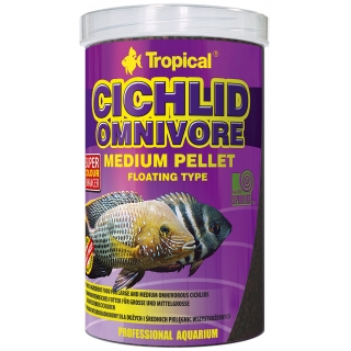 Tropical Cichlid Omnivore Medium Pellet 500 ml