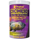 Tropical Cichlid Omnivore Medium Pellet 1 Liter
