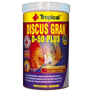 Tropical Discus Gran D-50 Plus Granulatfutter 1 Liter