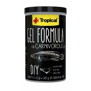Tropical Gel Formula for Carnivorous Fish 3 x 35 g