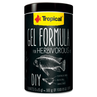 Tropical Gel Formula for Herbivorous Fish