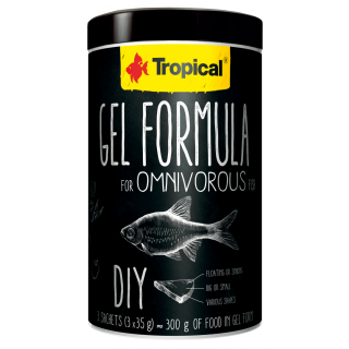 Tropical Gel Formula for Omnivorous Fish