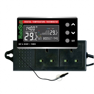 HabiStat Digital Temperatur Thermostat Day/Night 600 W